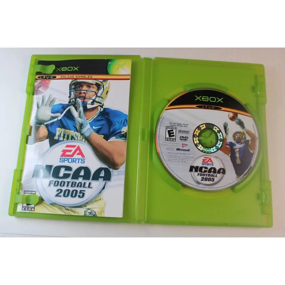 NCAA Football 2003, 04, and 05 Games Bundle (Xbox, 2002) Complete, Authentic